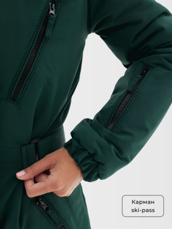 Комбинезон женский зимний Престиж Изумруд